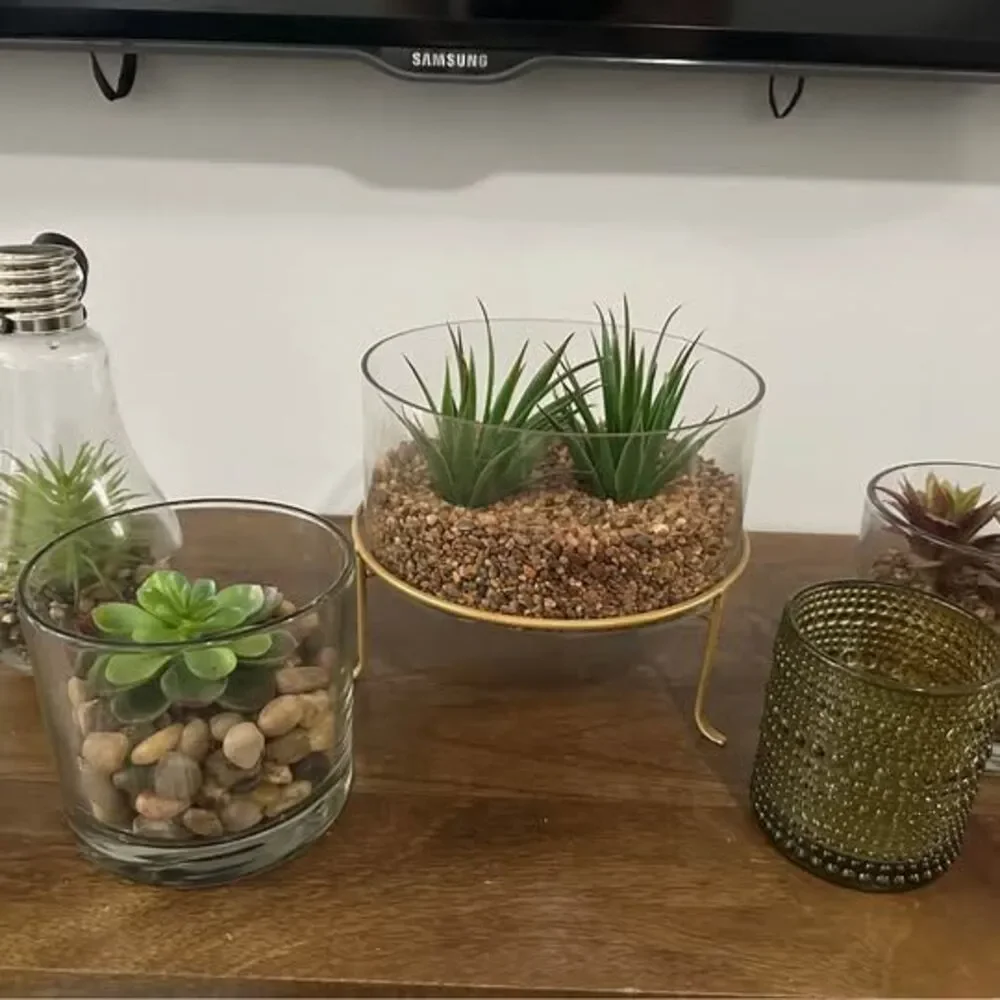 Faux succulent decor